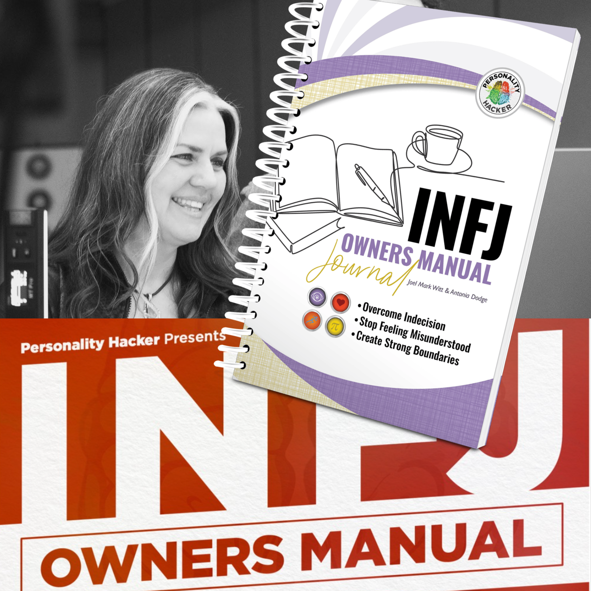 The INFJ Voyage Inward: Printed Journal, Digital Owners Manual + 1-1 Session with Antonia Dodge