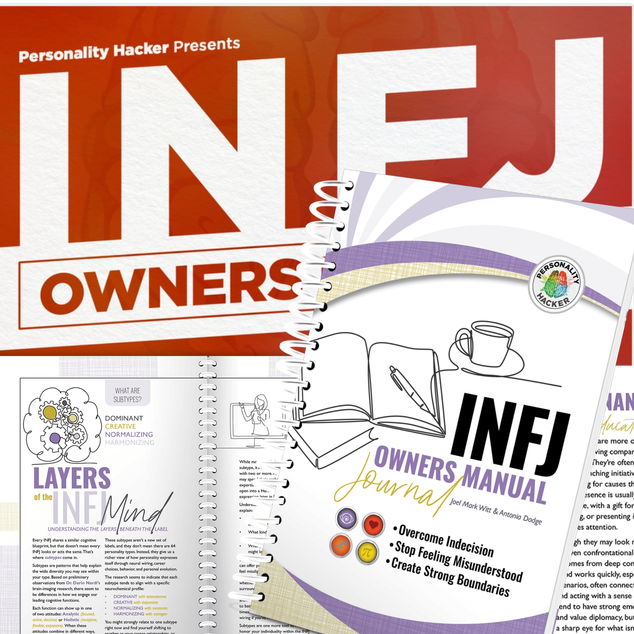INFJ Complete Set: Printed Journal & Digital Owners Manual