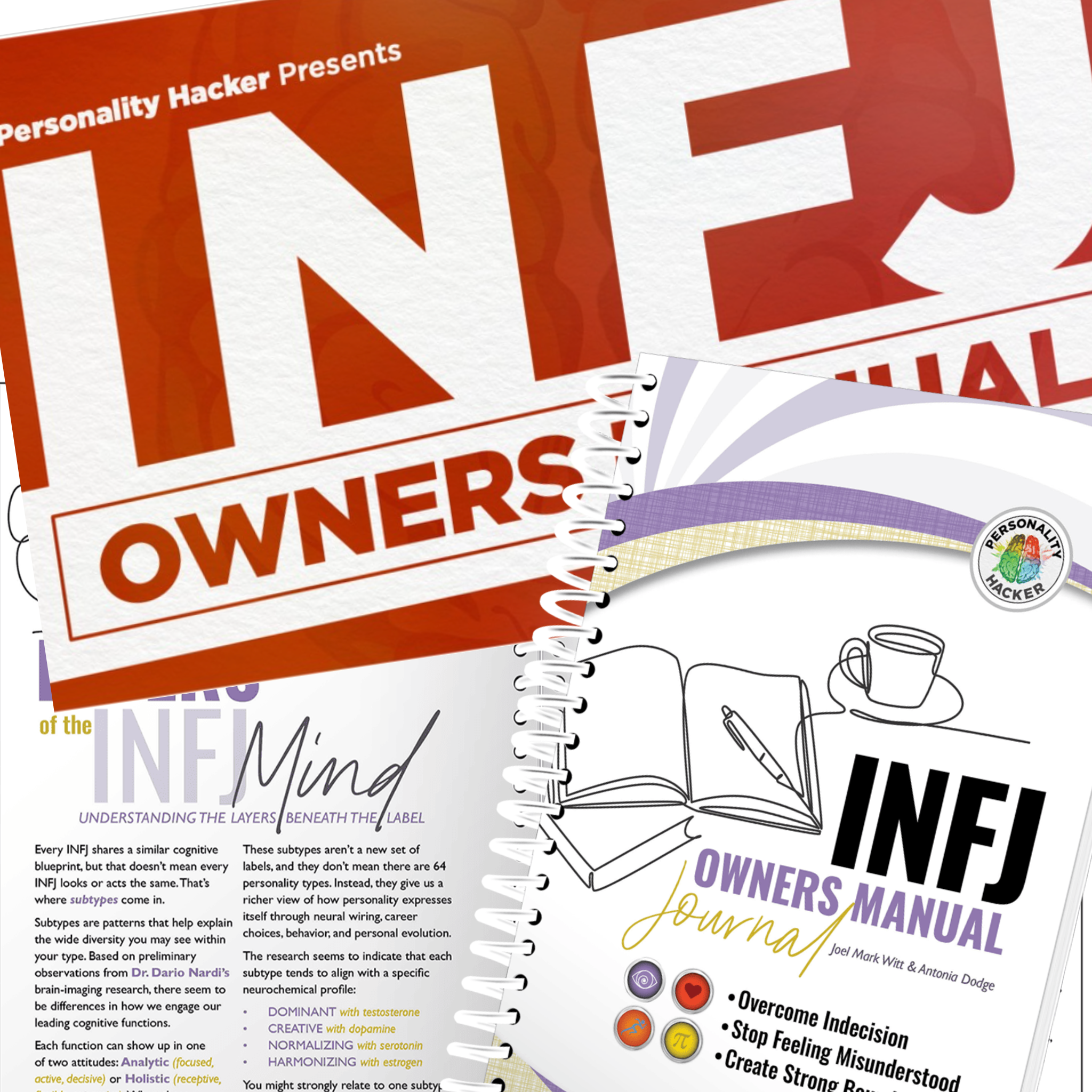 INFJ Complete Set: Printed Journal & Digital Owners Manual