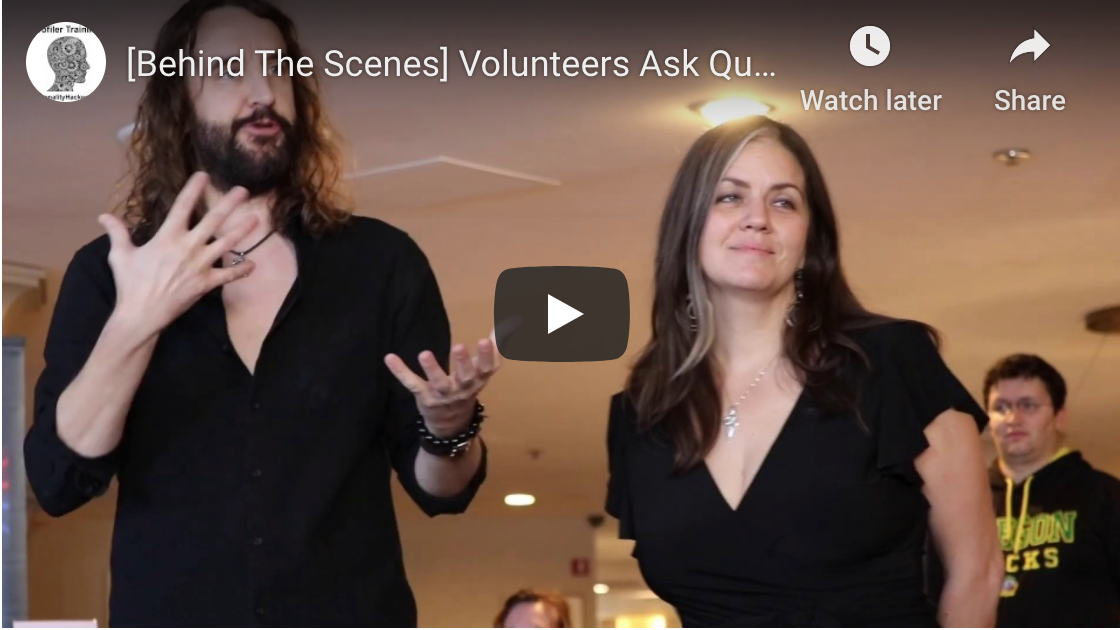 [Behind The Scenes] Volunteers Ask Questions About Profiler Training — Los Angeles