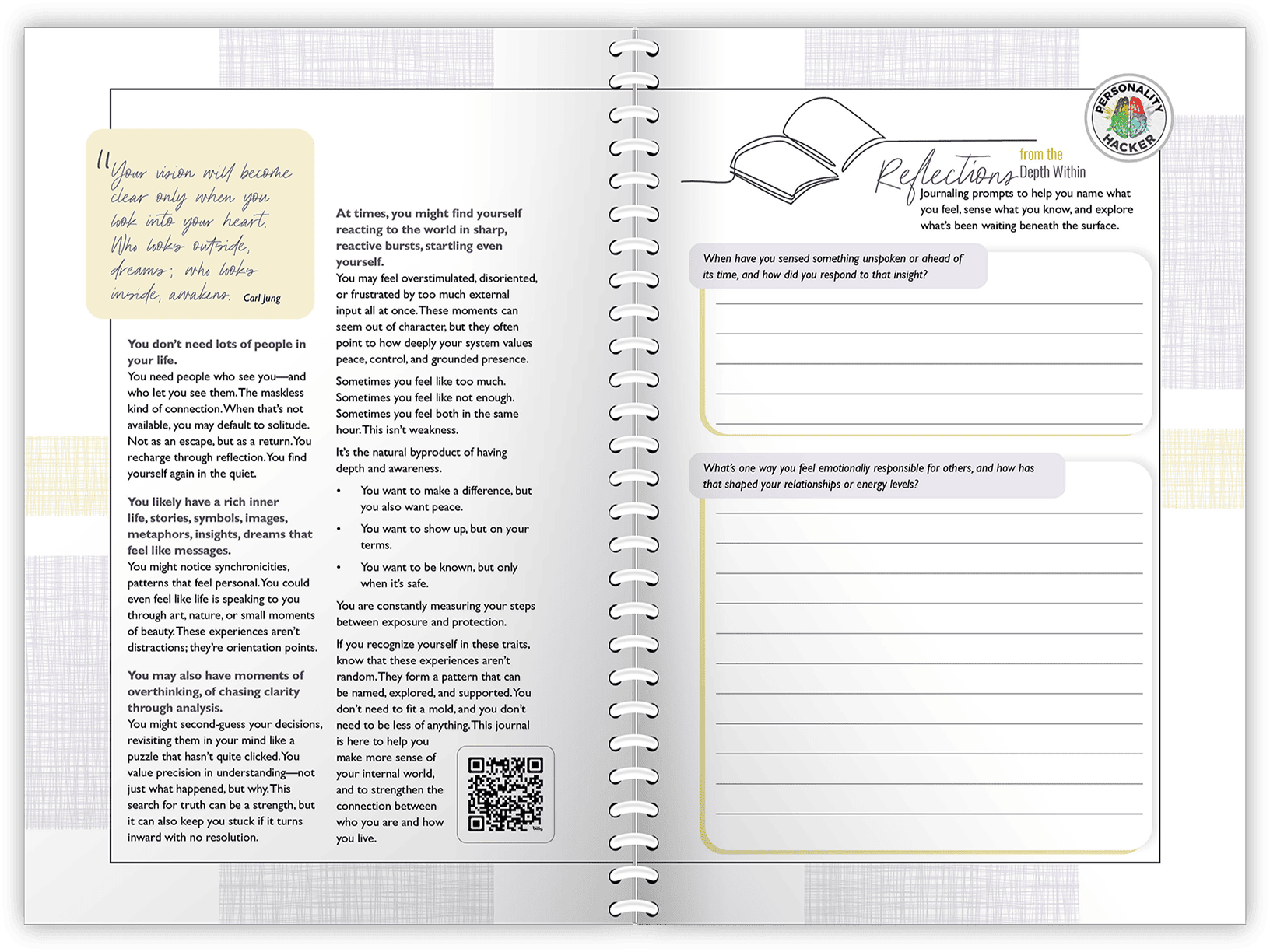 INFJ Owners Manual Journal